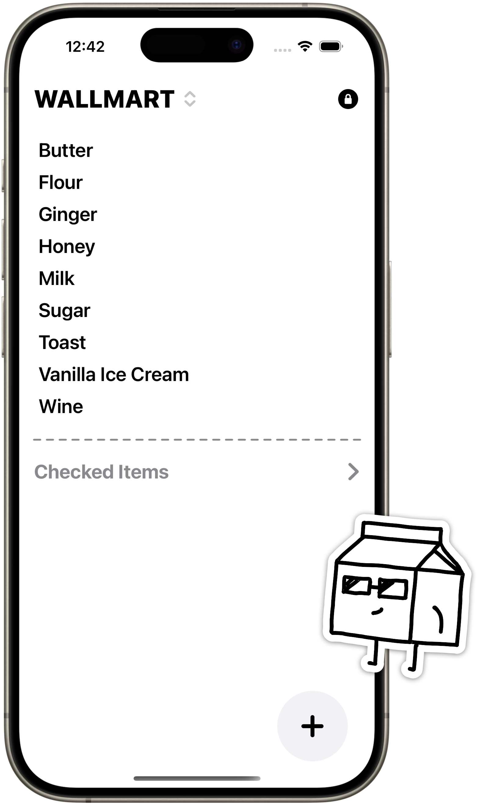 Screenshot of Milk